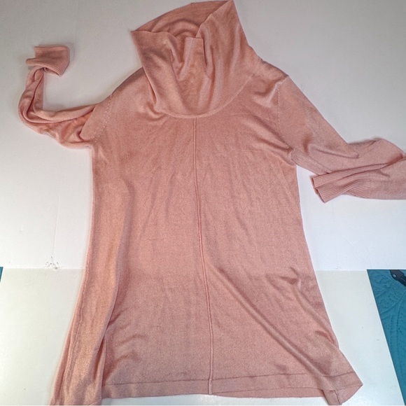 GB New York Peach Cowl Neck Long Sleeve Knit Top – Size S - Picture 5 of 9